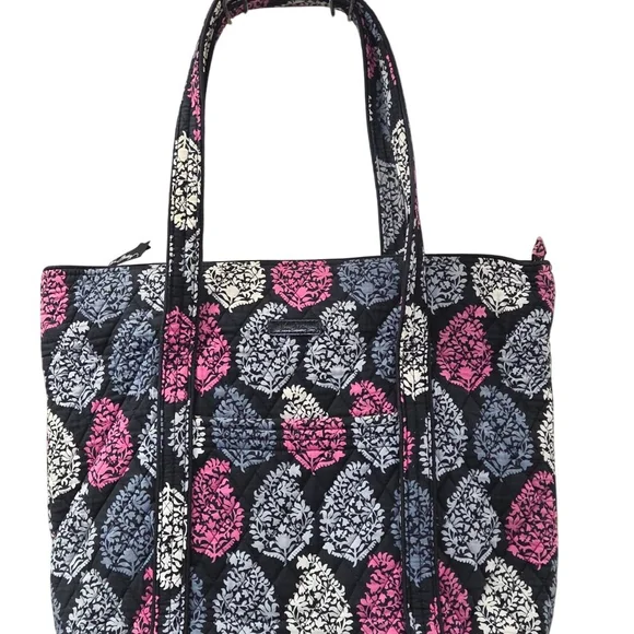 Vera Bradley Pink and Gray Tote Bag - Picture 2 of 11